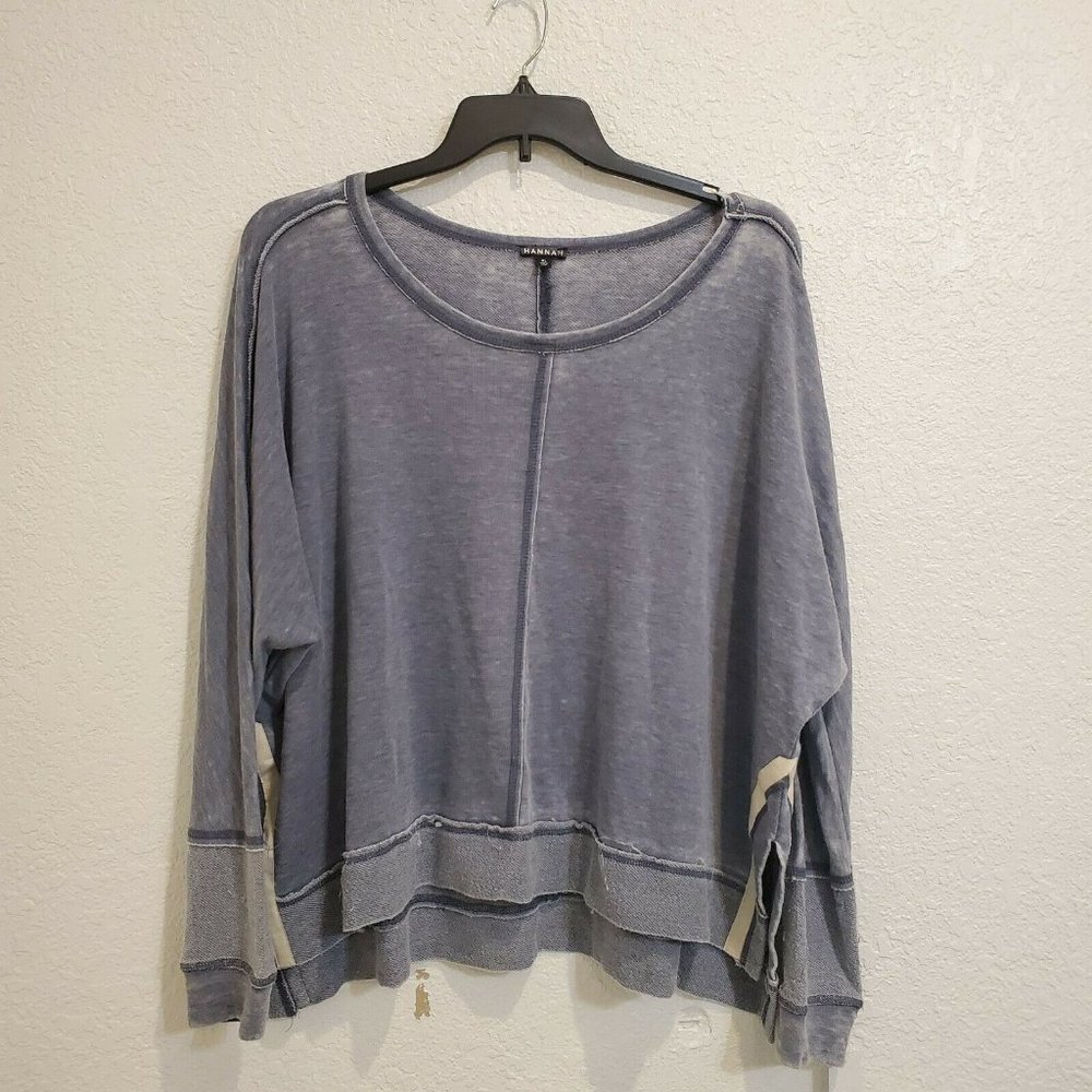 COPY - Hannah Oversized Sweatshirt & Side Slits Sz L